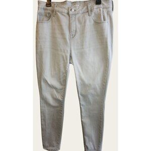 Old Navy Rockstar Light Gray Womens Denim Jeans